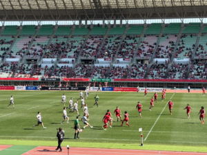 釜石シーウェイブスの試合がありました