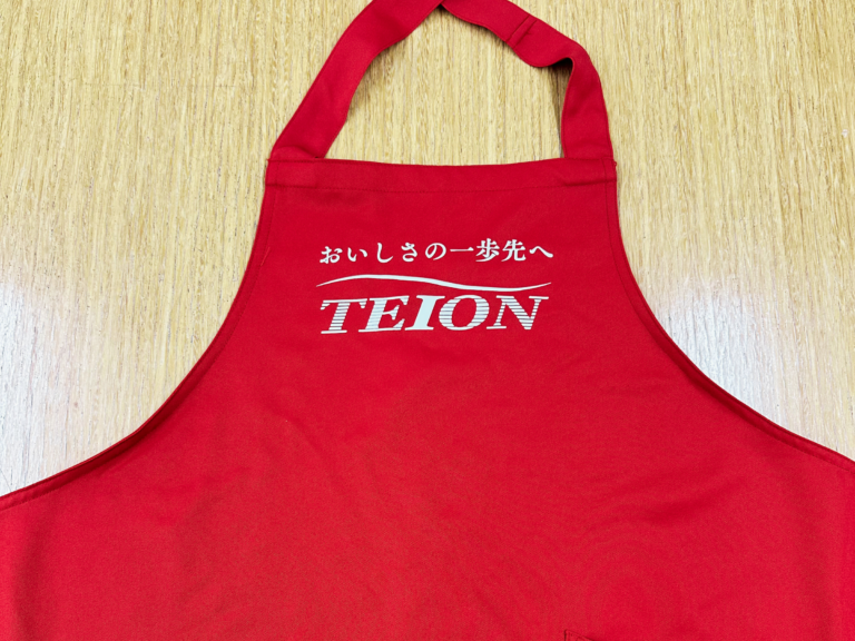 TEION エプロンを作成しました