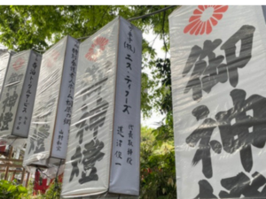 白山媛神社 燈籠を献燈いたしました